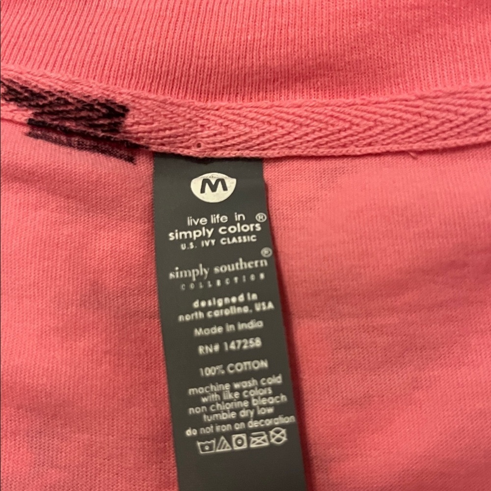 Simply Southern “Good Ol Girl” Pink Size Medium - Picture 3 of 3